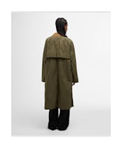 Women's Barbour Ettie Showerproof Jacket - Dusky Green / Ancient Tartan