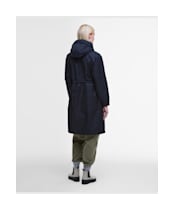 Women's Barbour Evie Showerproof Parka - Dark Navy / Dark Navy