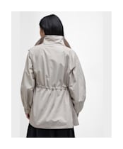 Women's Barbour Suri Showerproof Jacket - Light Sand / Safari Tartan