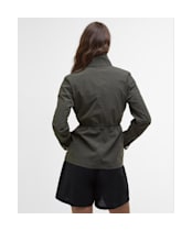 Women's Barbour International Brea Showerproof Jacket - Envy Green