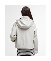 Women's Barbour June Showerproof Jacket - White