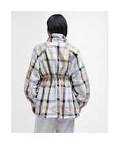 Women's Barbour Suri Checked Showerproof Jacket - Safari Tartan