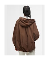 Women's Barbour Orson Showerproof Jacket - Walnut / Safari Dress Tartan