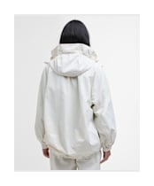 Women's Barbour Orson Showerproof Jacket - Light Pearl / Safari Tartan