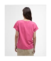 Women's Barbour Northumberland Classic T-Shirt - Rose Pink