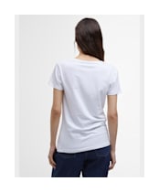 Women's Barbour Merseyside T-Shirt - White