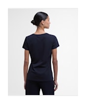 Women's Barbour Saltford T-Shirt - Navy