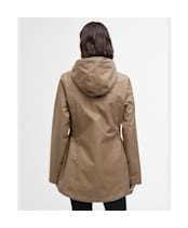 Women's Barbour Dallas Waterproof Jacket - Military Brown