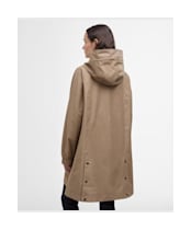 Women's Barbour Chesney Waterproof Jacket - Military Brown / Ancient Tartan