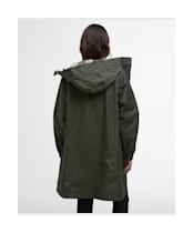Women's Barbour Chesney Waterproof Jacket - Olive / Ancient Tartan