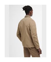 Men's Barbour Tracker Casual Cotton Jacket - Washed Stone
