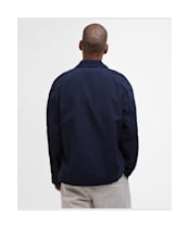 Men's Barbour Tracker Casual Cotton Jacket - Navy