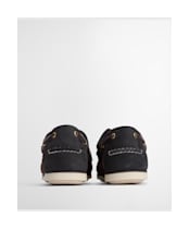 Men's Barbour Wake Boat Shoe - Brown / Navy