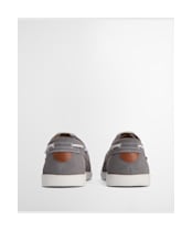 Men's Barbour Armada Suede Boat Shoe - Grey Suede