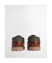 Men's Barbour Deck Boat Shoe - Mahogany