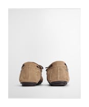 Men's Barbour Courage Driving Shoe - Taupe Suede