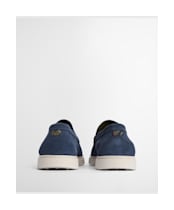 Men's Barbour Carty Loafer - Shark Blue Suede