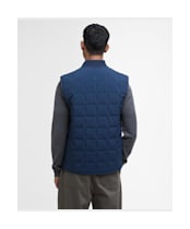 Men's Barbour Elmstone Quilted Gilet - Navy