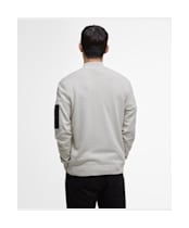 Men's Barbour International Blades Cotton Half Zip Jumper - Mist