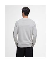 Men's Barbour International Blades Cotton Crew Neck Jumper - Mist