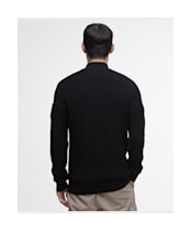 Men's Barbour International Dune Funnel Neck Jumper - Black