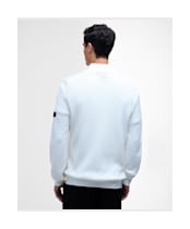 Men's Barbour International Dune Funnel Neck Jumper - Whisper White