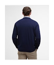 Men's Barbour Bayfield Knitted Crew Jumper - Navy