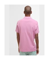Men's Barbour Sports Polo 215G - True Pink