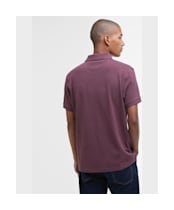 Men's Barbour Sports Polo 215G - Burnt Heather