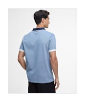 Men's Barbour International Howall Polo Shirt - Washed Blue