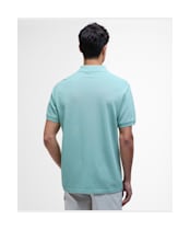 Men's Barbour International Essential Polo - Granite Green