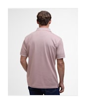 Men's Barbour Heydon Performance Polo Shirt - Dark Rust