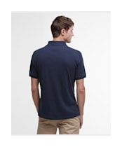 Men's Barbour Hylton Interlock Tailored Fit Polo Shirt - Navy