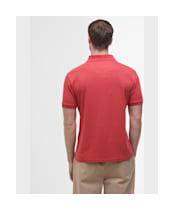 Men's Barbour Hylton Interlock Tailored Fit Polo Shirt - Red Spice