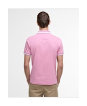 Men's Barbour Ferrybridge Lightweight Tailored Fit Polo Shirt - True Pink
