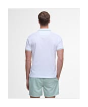 Men's Barbour Ferrybridge Lightweight Tailored Fit Polo Shirt - White