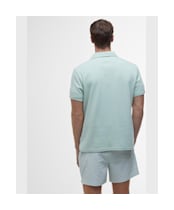 Men's Barbour Dymchurch Seersucker Polo Shirt - Pale Apple
