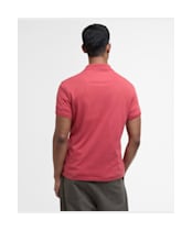 Men's Barbour Tothill Tailored Fit Polo Shirt - Red Spice