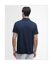Men's Barbour International Ollie Twin Tipped Placket Polo - Navy