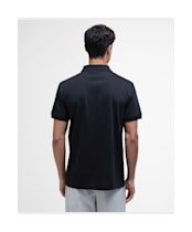 Men's Barbour International Chapter Jacquard Texture Polo - Black