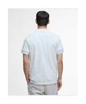 Men's Barbour International Chapter Jacquard Texture Polo - Whisper White