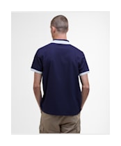 Men's Barbour International Caleb Multi Tipped Polo Shirt - Midnight Blue