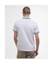Men's Barbour International Caleb Multi Tipped Polo Shirt - Quartz Pink
