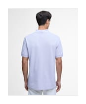 Men's Barbour International Lightweight Pique Essential Polo Shirt - Thistle