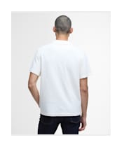 Men's Barbour International Steve McQueen Ekins Polo Shirt - Whisper White