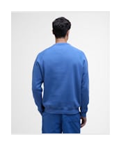 Men's Barbour International Essential Crew Neck Sweat - North Sea Blue
