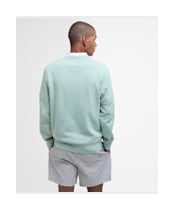 Men's Barbour Prep Logo Crew Sweater - Pale Apple