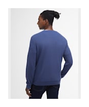 Men's Barbour Pique Interlock Crew Sweatshirt - Oceana