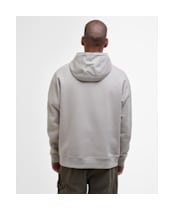 Men's Barbour Yalding Hooded Sweatshirt - Concrete