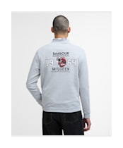 Men's Barbour International Giles Steve McQueen Graphic Sweatshirt - Grey Marl